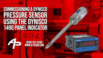 Commissioning a Dynisco Pressure Sensor Using the Dynisco 1490 Panel Indicator