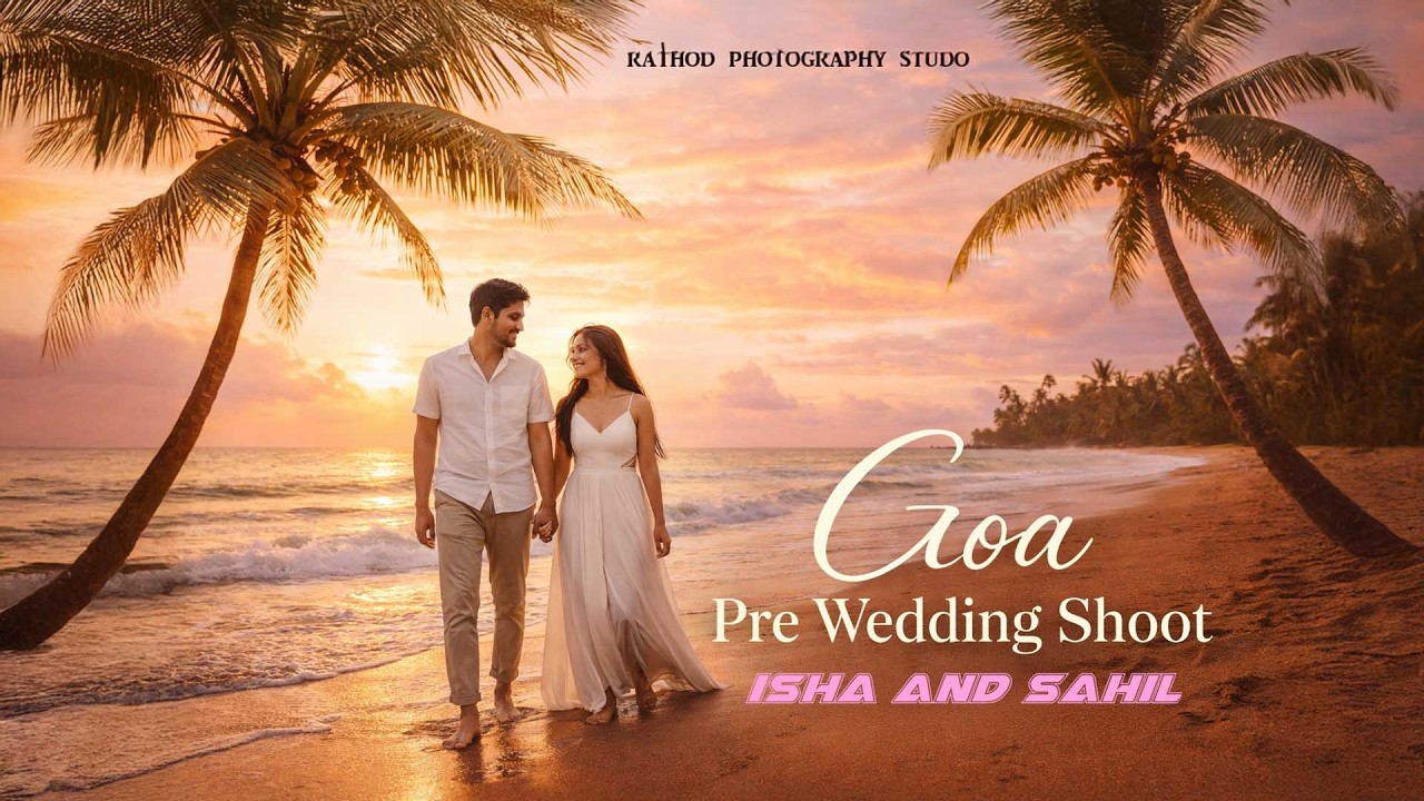 GOA PRE WEDDING | 2026 | ISHA & SAHIL | RATHOD PHOTOGRAPHY STUDIO | 9762005097