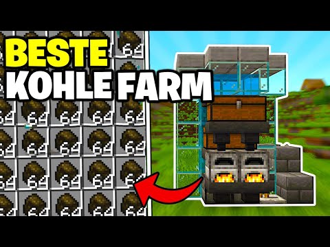 einfache Minecraft Kohle Farm bauen Tutorial  - Kohlefarm bauen in Minecraft 1.21