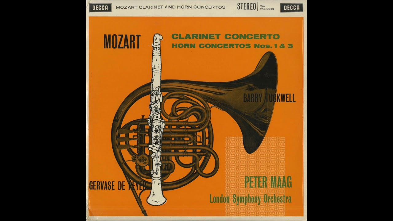 Clarinet concerto / horn concertos nos. 1 & 3 - Wolfgang