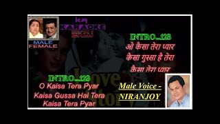 Download Lagu Kaisa Tera Pyar Kaisa Gussa Hai Tera KARAOKE FOR FEMALE with Male Voice of NIRANJOY I Love Story I MP3