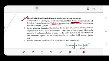 OSSC CTS EXAM UPDATES|| main written examination pattern for all technical exam||