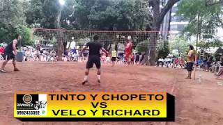 VELO Y RICHARD RISSO VS TINTO Y CHOPETO ( 1era Parte )FUTVOLEY. FOOTVOLLEY. FUTEVOLEI.