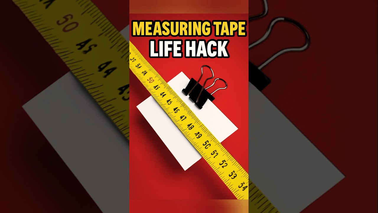 GENIUS Measuring Tape Hack You Never Knew! 🔥📏