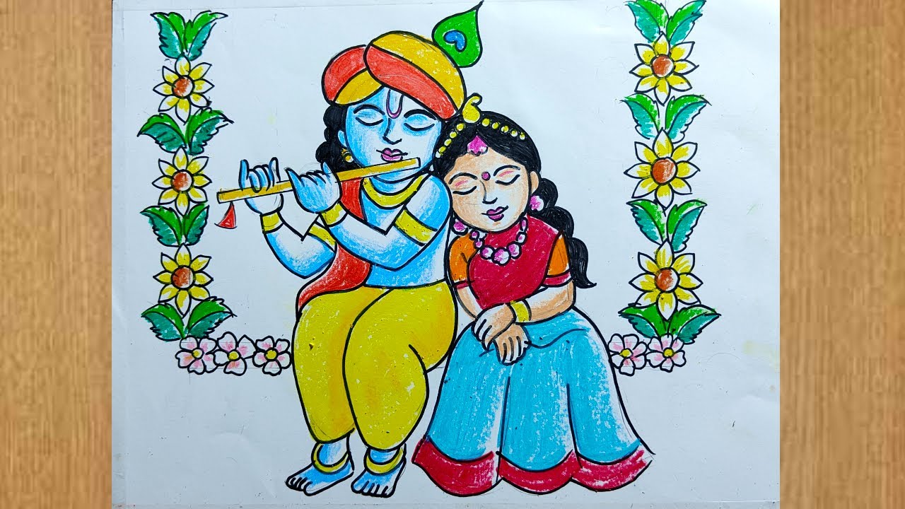 Radha Krishna Drawing Doodle Art Boho Art Drawings Mandala Art 22816 | Hot  Sex Picture