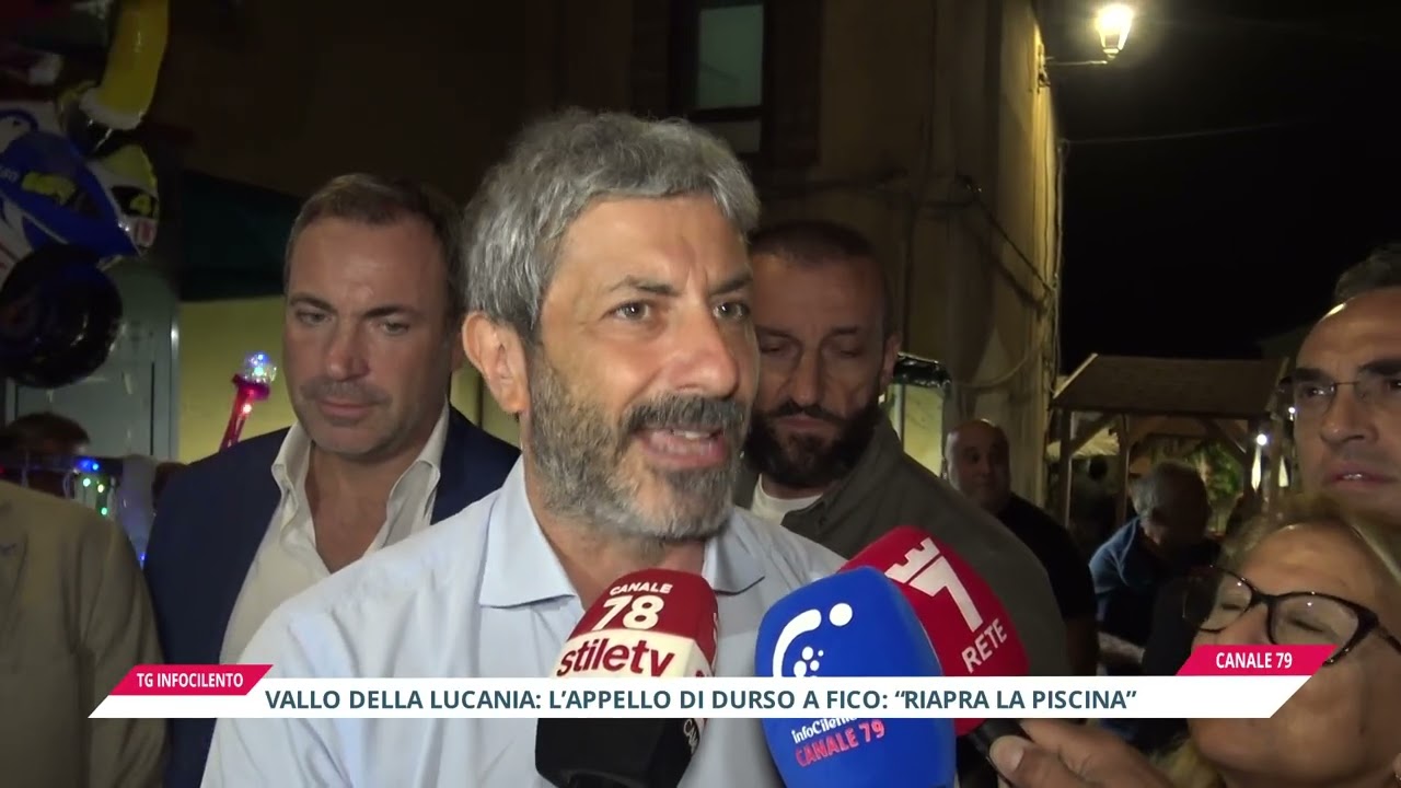 Vallo della Lucania: l'appello di Christian Durso a Fico: «riapra la piscina»