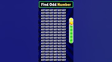 Find the odd one out #challange #braintears #numbers #number