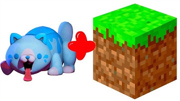 Candy Cat + Minecraft = Poppy Playtime Chapter 2 Animation