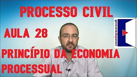 Onde está previsto o princípio da economia processual?