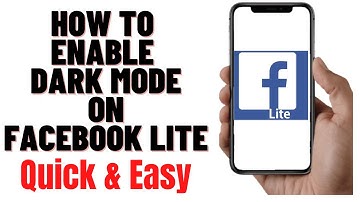 how to turn on darkmode on facebook lite,how to enable dark mode on facebook lite