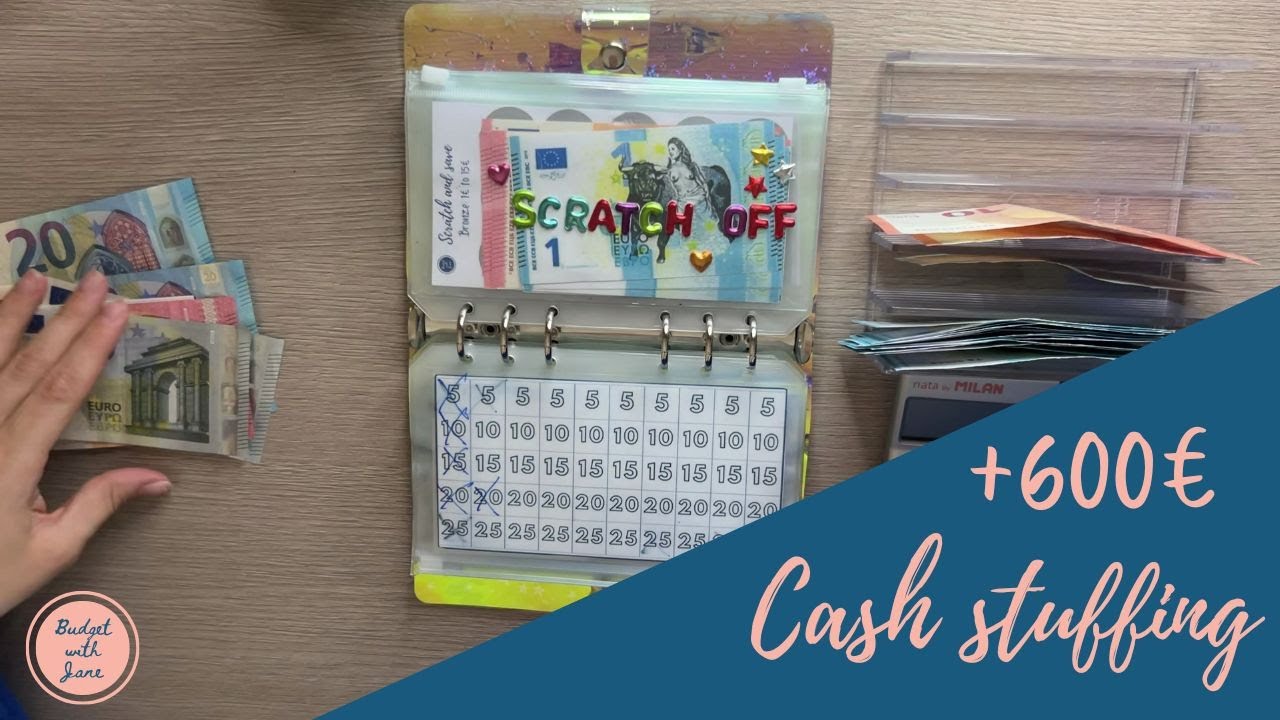 Cash stuffing | Euro budget | Cash envelopes |  Sinking funds | low income | Savings challenges