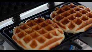 no oven) How to make liege waffle, Belgian waffle