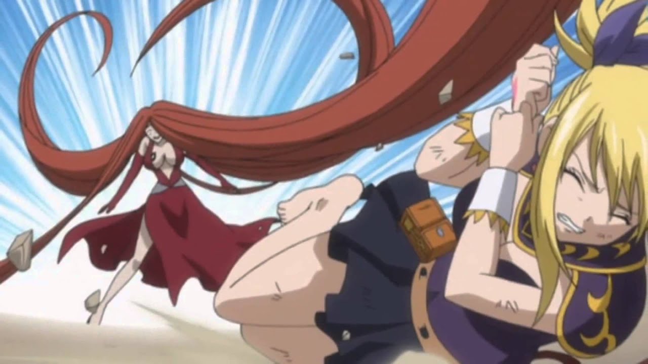 Fairy Tail Flare Vs Lucy