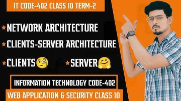 Client-Server Architecture | Web Apps & Security Lec-7 @kidocoder #class10it #itcode402