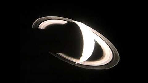 Original NASA/JPL Film Reel Voyager 1 Departing Saturn B&W 1981