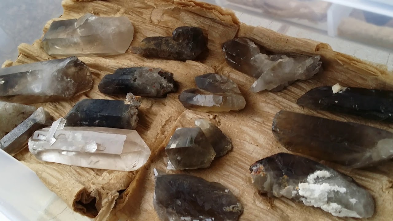 A Variety of Tibetan Quartz Crystals