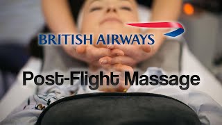 British Airways Offer a MASSAGE on Arrival ( England Rugby Team Arriva