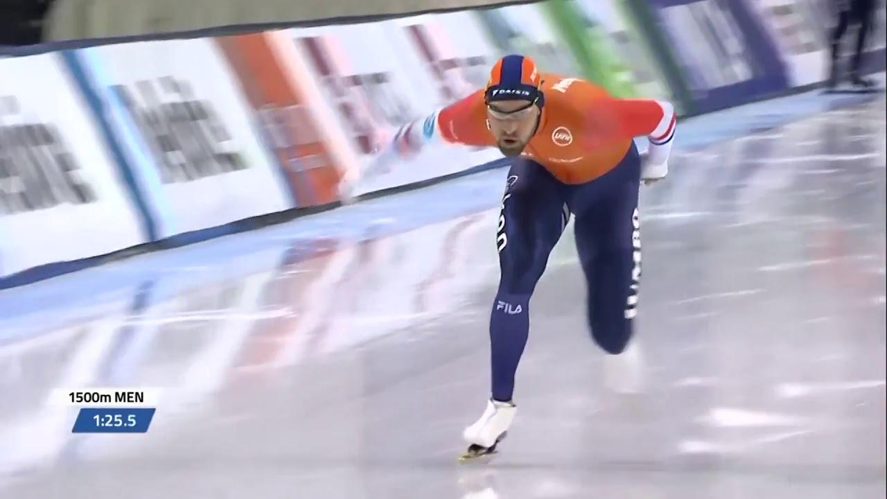 Kjeld Nuis 1500m 140.17 (WR) World Cup Final 2018/2019 Salt Lake City YouTube