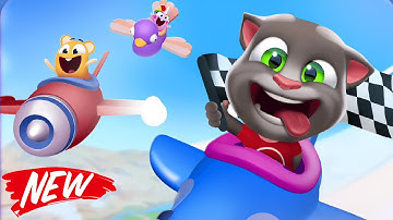 My Talking Tom 2 New update New Mini-game Sky Race unlocked Gameplay Android ios 
