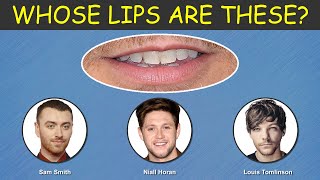 Guess The Singer By Their LIPS 👄 Whose Lips Are These?