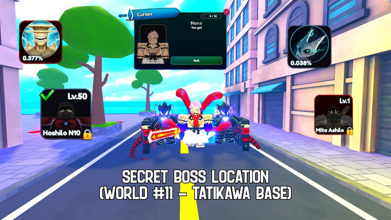 [UPDATE 7] Anime Weapons (Roblox) | Secret Boss Location (World #11 - Tatikawa Base)