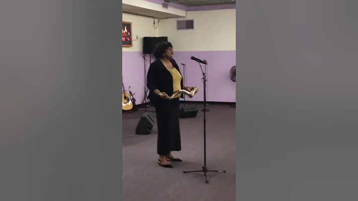 Apostle Rachel Hackman pronouncing the blowing of ...