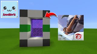 How to Make a PORTAL to FREE FIRE in Kawaii World screenshot 5