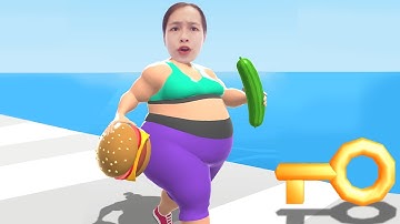 FAT 2 FIT Parody (FUNNIEST APP GAME MOMENT) | All Level Gameplay Walkthrough Lv 34-35