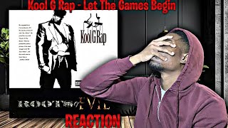 G THE GREATEST! Kool G Rap - Let The Games Begin REACTION | First Time Hearing!