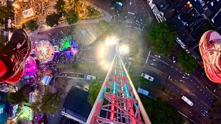 80M of PURE Freefall 😱 Fortress Tower (Goetzke) On Ride Tilburg Kermis 2026