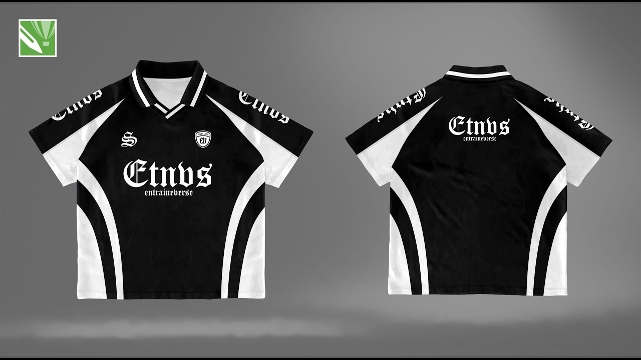 Free Mockup Boxy Retro Jersey With Collar CorelDraw Free Mockup Boxy Retro Jersey With Collar CorelDraw