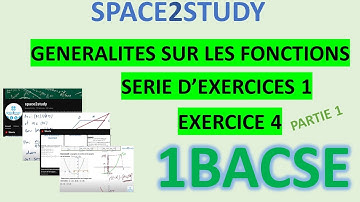 Exercice 4 - partie 1 - Généralités sur les fonctions - Série 1 - 1BACSEF - maths