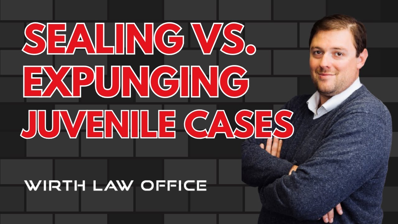 Sealing vs. Expunging Juvenile Records