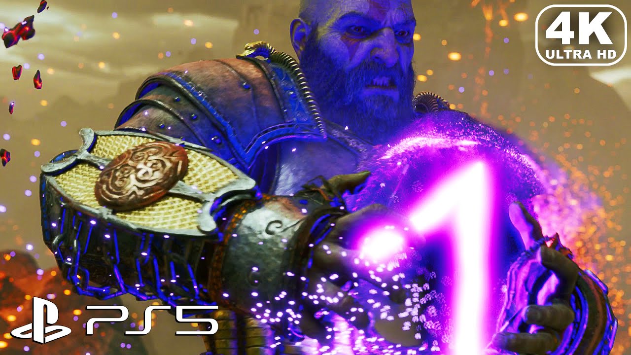 God Of War Ragnarök Muspelheim Prüfungen God of War Ragnarok PS5 - The Flame Phantom Boss Fight in Muspelheim