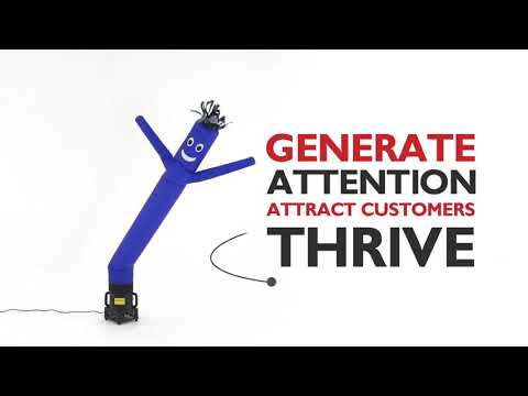 How to Set up Air Dancers® Inflatable Tube Man | LookOurWay®