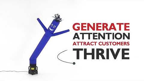 How to Set up Air Dancers® Inflatable Tube Man | LookOurWay®