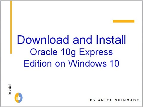 Oracle 10g installation