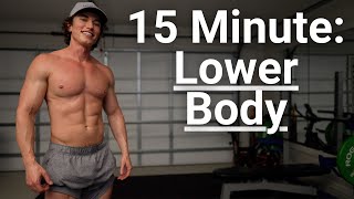 15 MINUTE LOWER BODY WORKOUT (DUMBBELLS) with Dr. Tyler