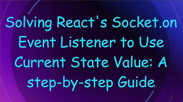 Solving React
