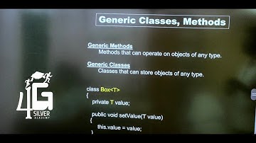 Generic Classes, Methods in Tamil | Object Oriented programming language in Tamil | Unit 4