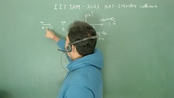IIT JAM -2021 -Q 57 -NAT 2Marks  Collision
