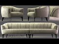 №172. Modeling Bed " Borzalino SIGMUND " Autodesk 3ds Max & marvelous designer