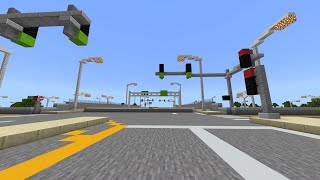 Minecraft - City Detailing - Ep. 2 - Adding Signs, Lights And Billboards To The Freeway!