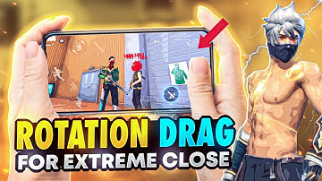Rotation Drag For Extreme Close Range Handcam Tutorial 🔥 Rotation Drag In Free Fire
