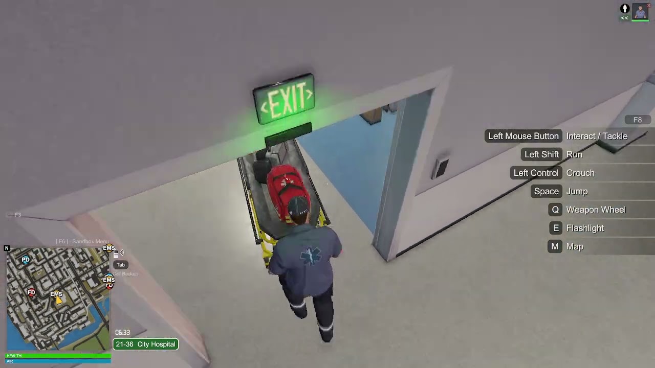 Playing with emergency lights as a firefighter part 3