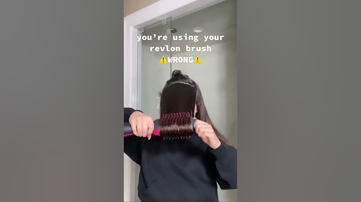 YOU'RE USING YOUR REVLON BRUSH WRONG #REVLON #REVLONBRUSH #HAIR #HAIRCARE #SHORTS
