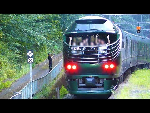 4K版 87系 トワイライトエクスプレス瑞風 乗務員訓練 船岡駅