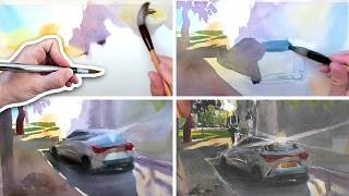 This Crazy Watercolor Hack Leads to FRESH Paintings