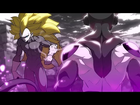 TEARS IN MY EYES!!! SUPER SAIYAN 3 VEGETA VS BLACK FRIEZA ANIMATED TO PERFECTION