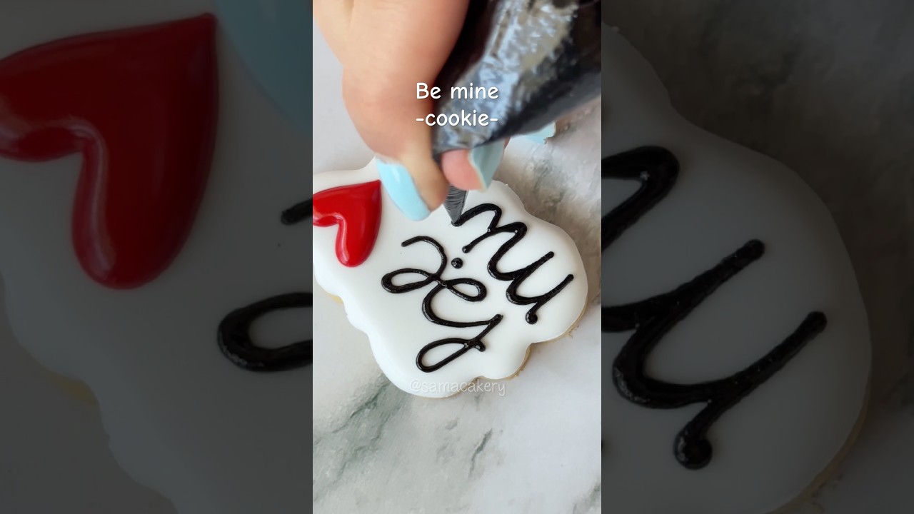 The easiest valentine cookie😍